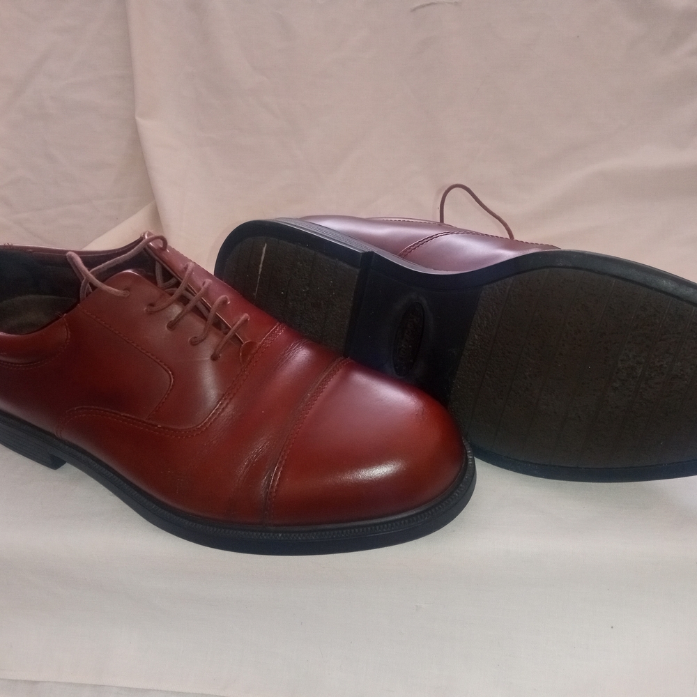 Men's Rockport Brown Leather Dress Shoes Size 9w
